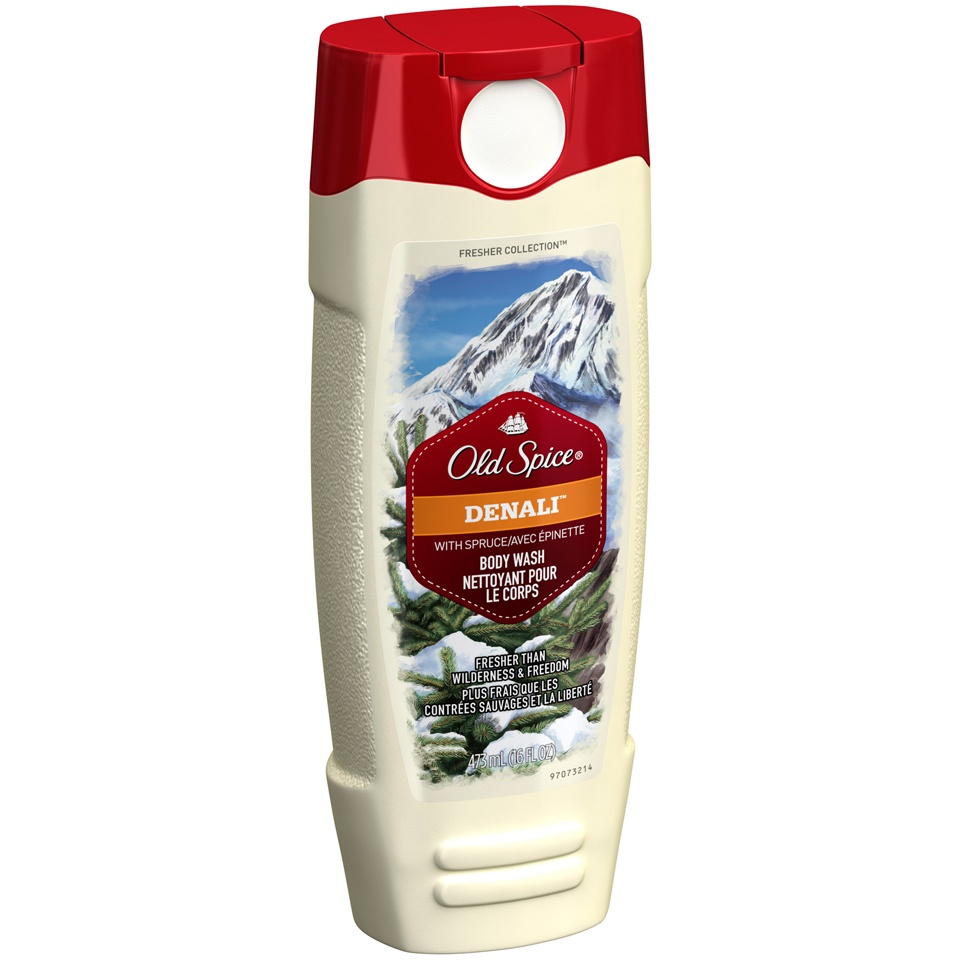 slide 2 of 3, Old Spice Fresher Collection Denali Body Wash, 16 fl oz