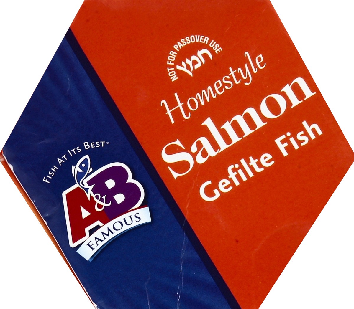 slide 2 of 4, A&B Famous Gefilte Fish, Homestyle Salmon, 20 oz