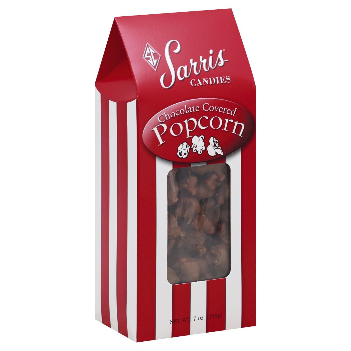 slide 1 of 1, SARRIS CANDIES Sarris Chocolate Covered Popcorn, 1 ct