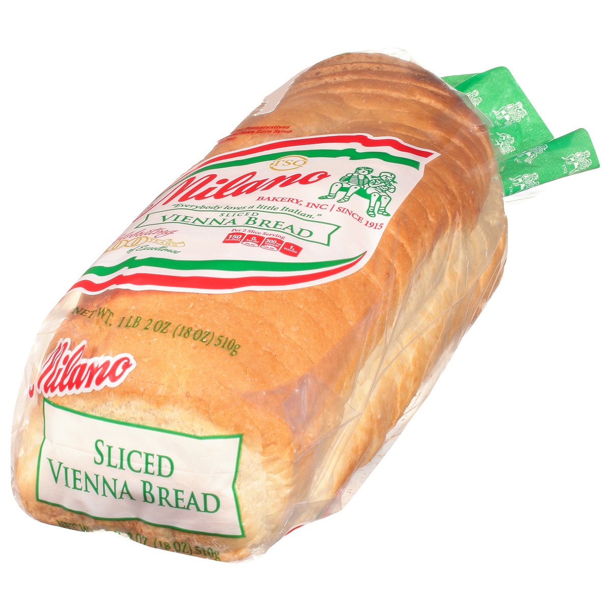 slide 5 of 13, Milano Sliced Vienna Bread 1 lb, 1 lb