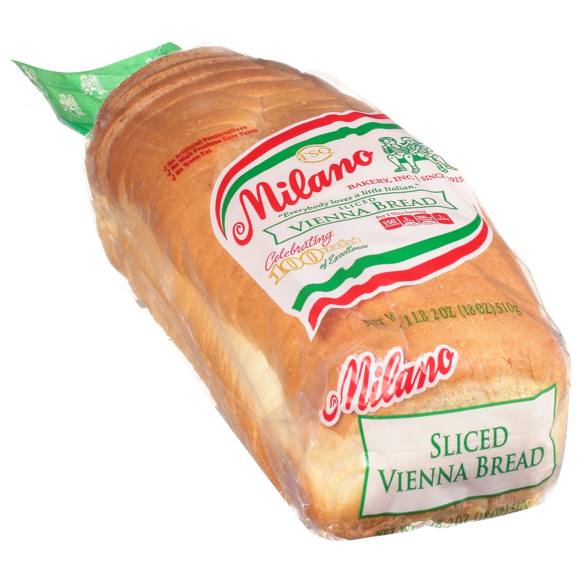 slide 9 of 13, Milano Sliced Vienna Bread 1 lb, 1 lb