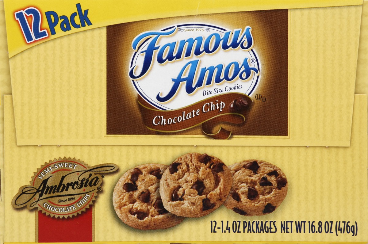 slide 2 of 6, Famous Amos Cookies 12 ea, 12 ct