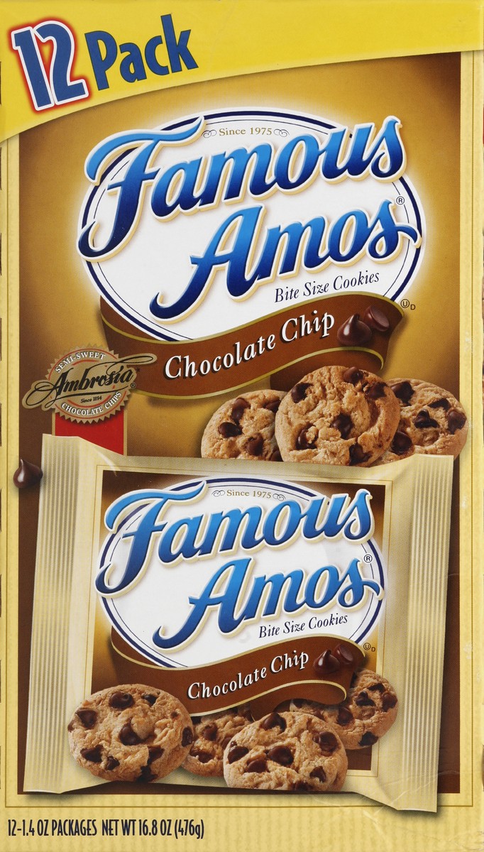 slide 5 of 6, Famous Amos Cookies 12 ea, 12 ct