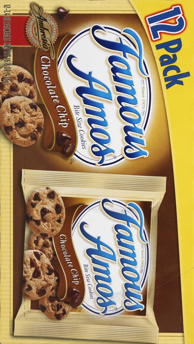 slide 6 of 6, Famous Amos Cookies 12 ea, 12 ct