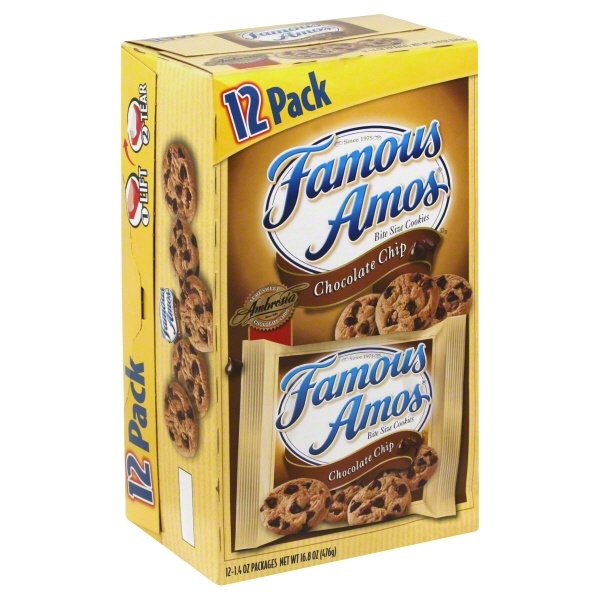 slide 1 of 6, Famous Amos Cookies 12 ea, 12 ct