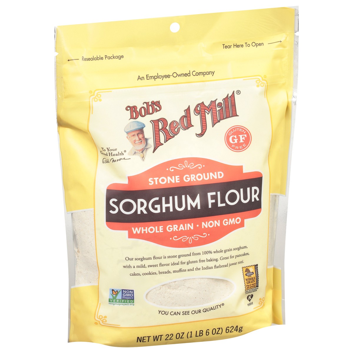 slide 2 of 9, Bob's Red Mill Sorghum Flour, 22 oz