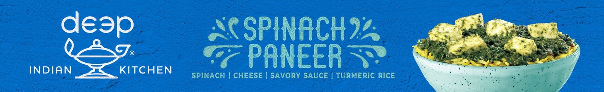 slide 7 of 7, Deep Indian Kitchen Spinach Paneer, 10 oz
