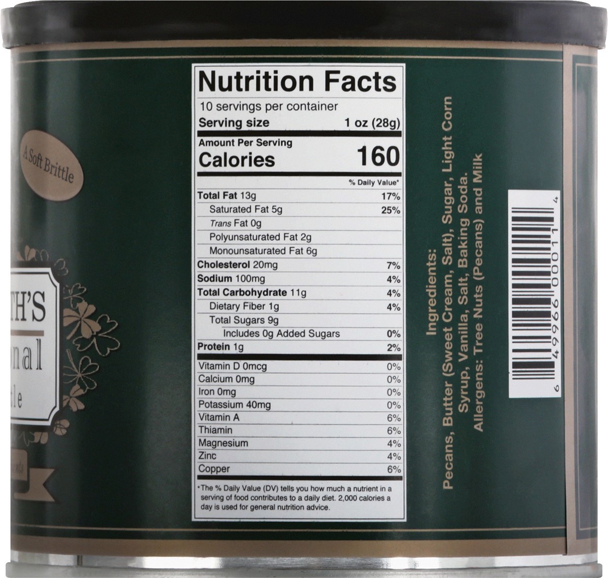 slide 3 of 9, Elizabeths Exceptional Pecan Brittle 10 oz, 10 oz