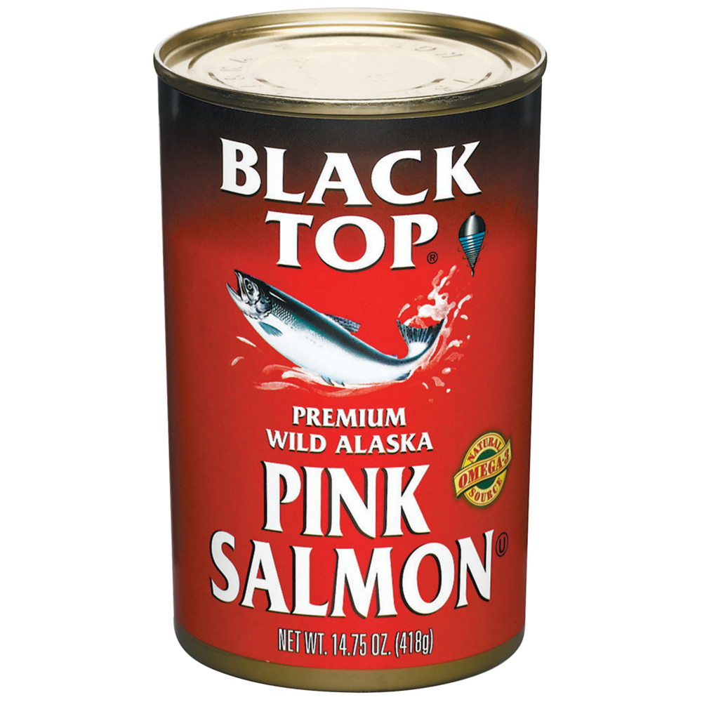 slide 1 of 1, Black Top Premium Wild Alaska Pink Salmon, 14.75 oz