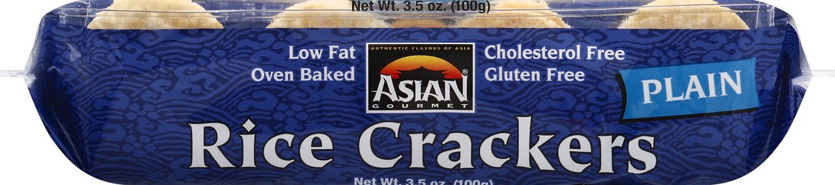 slide 3 of 6, Asian Gourmet Rice Crackers 3.5 oz, 3.5 oz