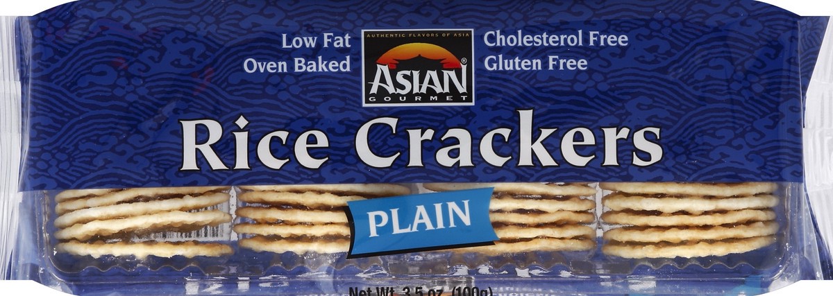 slide 4 of 6, Asian Gourmet Rice Crackers 3.5 oz, 3.5 oz