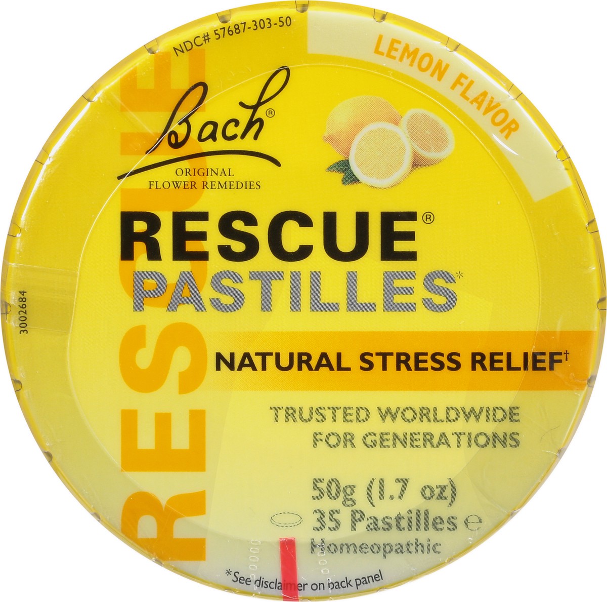 slide 6 of 11, Bach Original Flower Remedies Rescue Lemon Flavor Natural Stress Relief 35 Pastilles, 35 ct