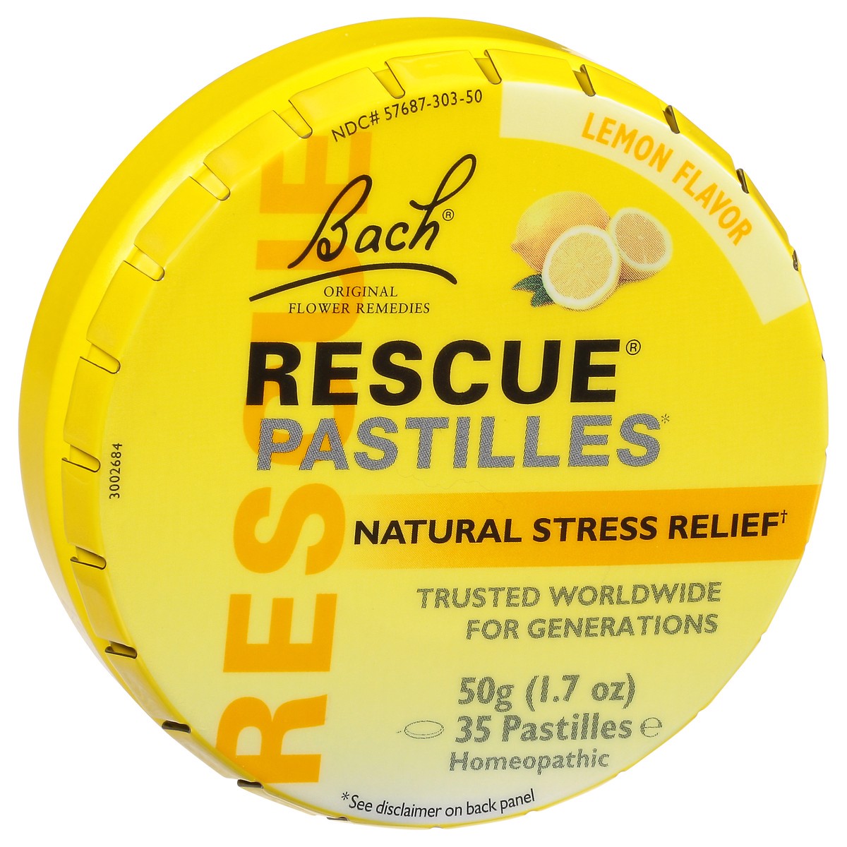 slide 9 of 11, Bach Original Flower Remedies Rescue Lemon Flavor Natural Stress Relief 35 Pastilles, 35 ct