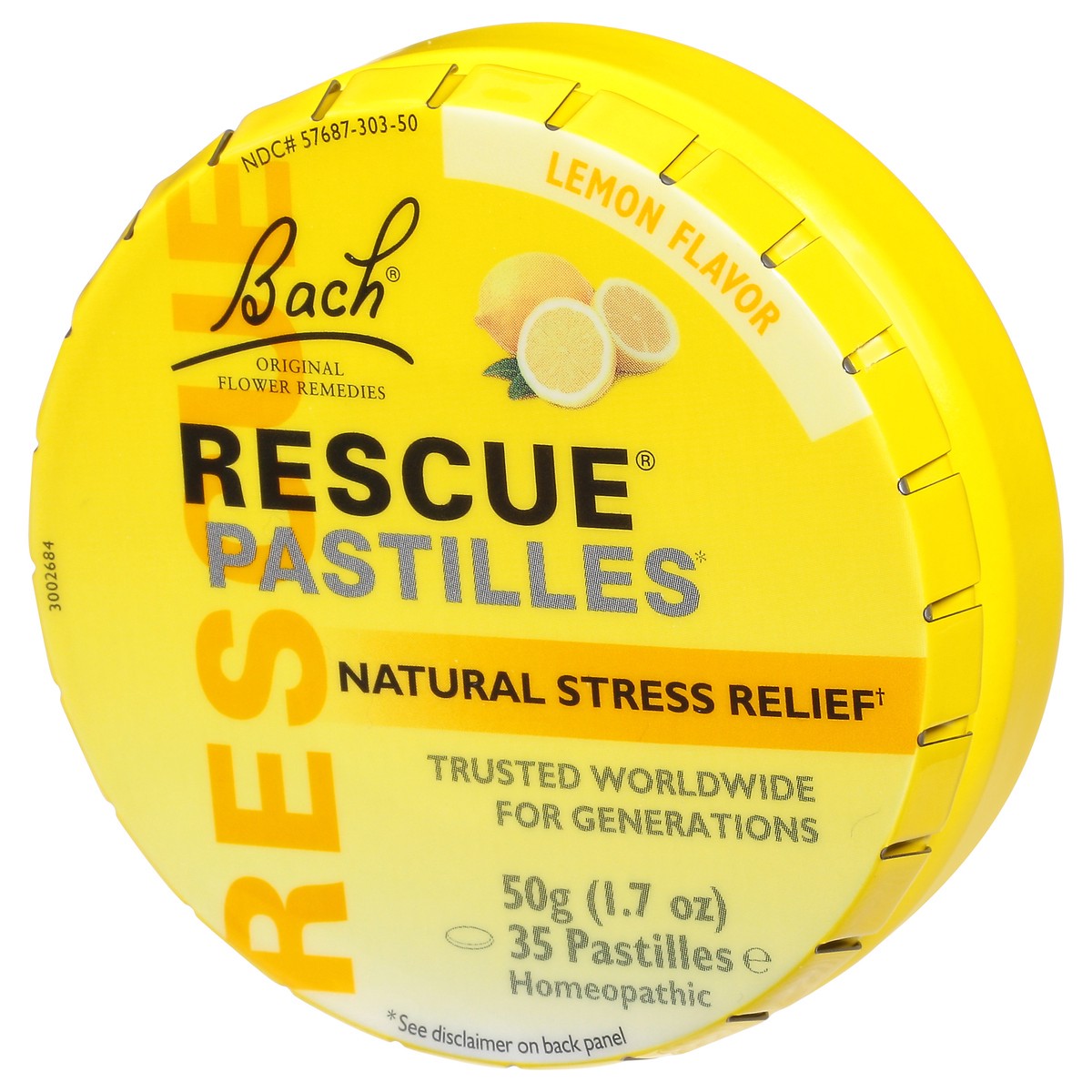 slide 10 of 11, Bach Original Flower Remedies Rescue Lemon Flavor Natural Stress Relief 35 Pastilles, 35 ct