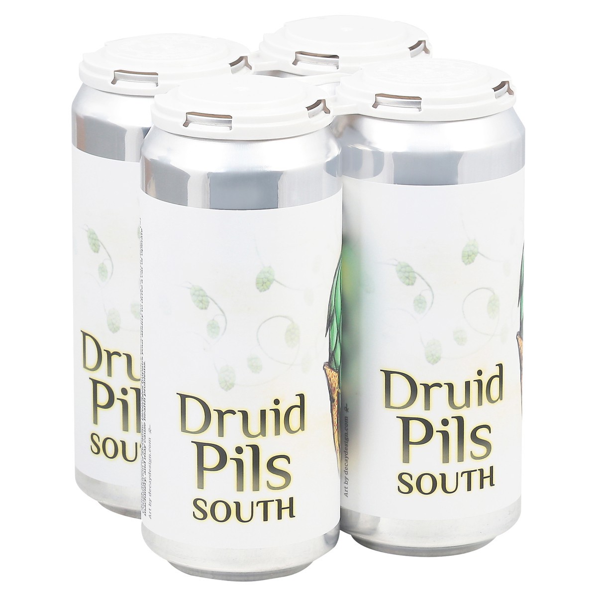 slide 8 of 9, Heist Brewery Pilsner Druid Pils South Beer 4 - 16 fl oz Cans, 64 oz