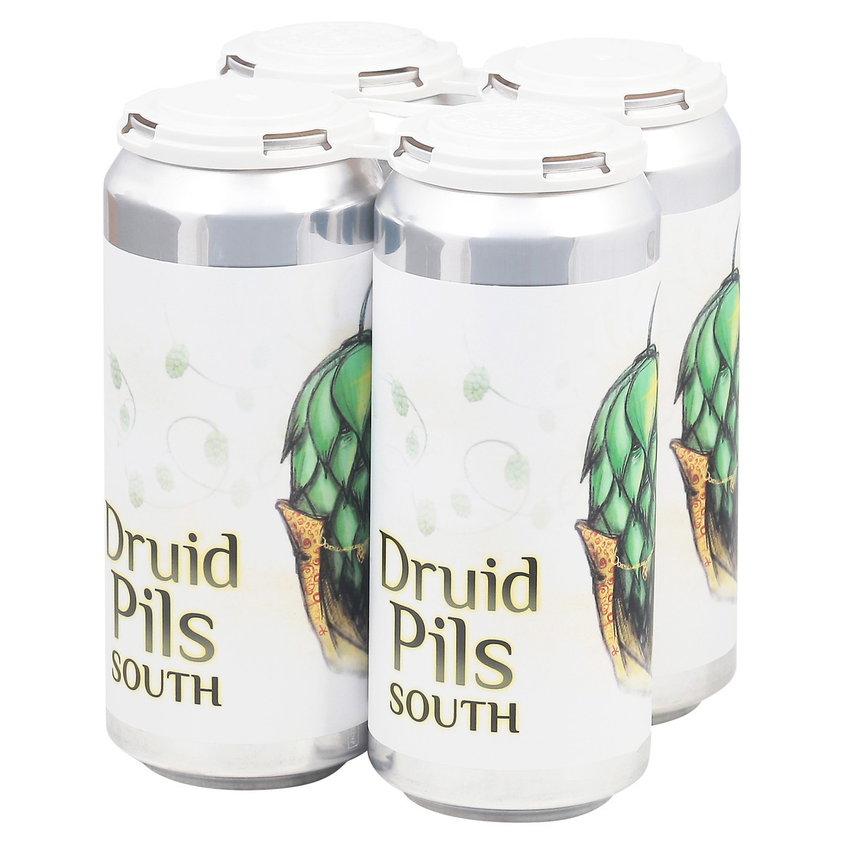 slide 5 of 9, Heist Brewery Pilsner Druid Pils South Beer 4 - 16 fl oz Cans, 64 oz