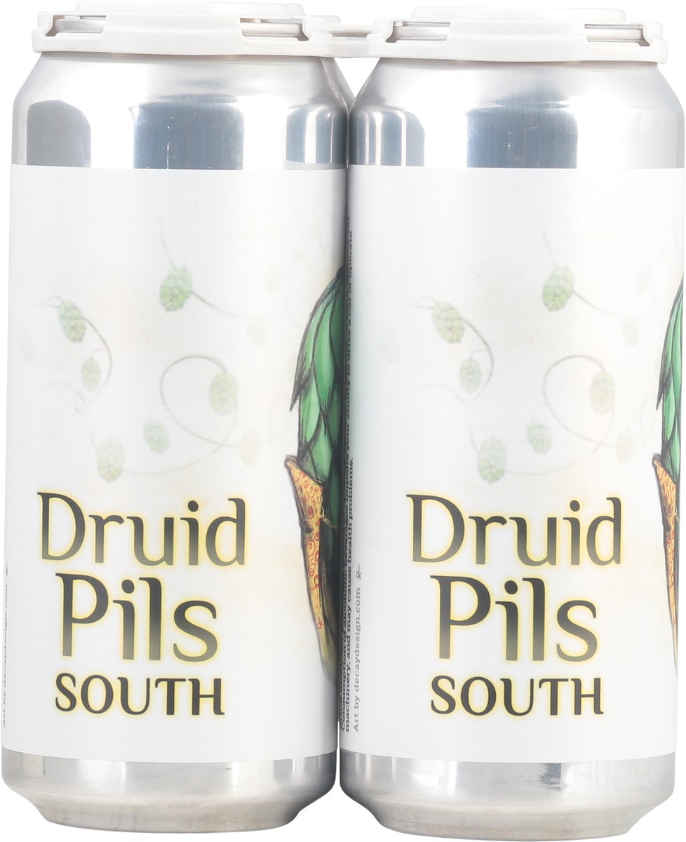 slide 2 of 9, Heist Brewery Pilsner Druid Pils South Beer 4 - 16 fl oz Cans, 64 oz
