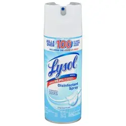 Lysol Disinfectant Spray, Sanitizing and Antibacterial Spray, For Disinfecting and Deodorizing, Crisp Linen, 12.5 Fl. Oz