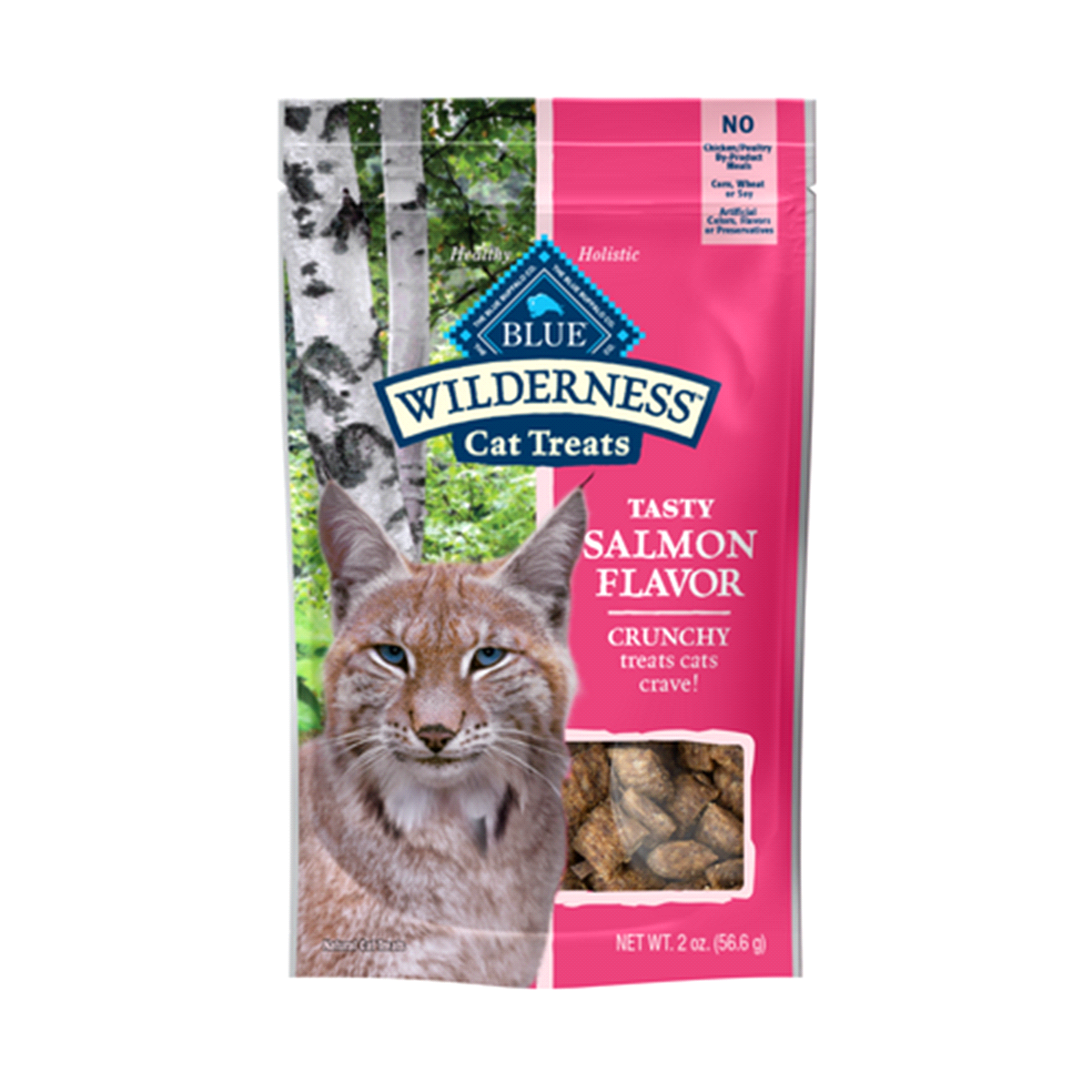 slide 1 of 29, Blue Wilderness Salmon Flavor Cat Treats, 2 oz