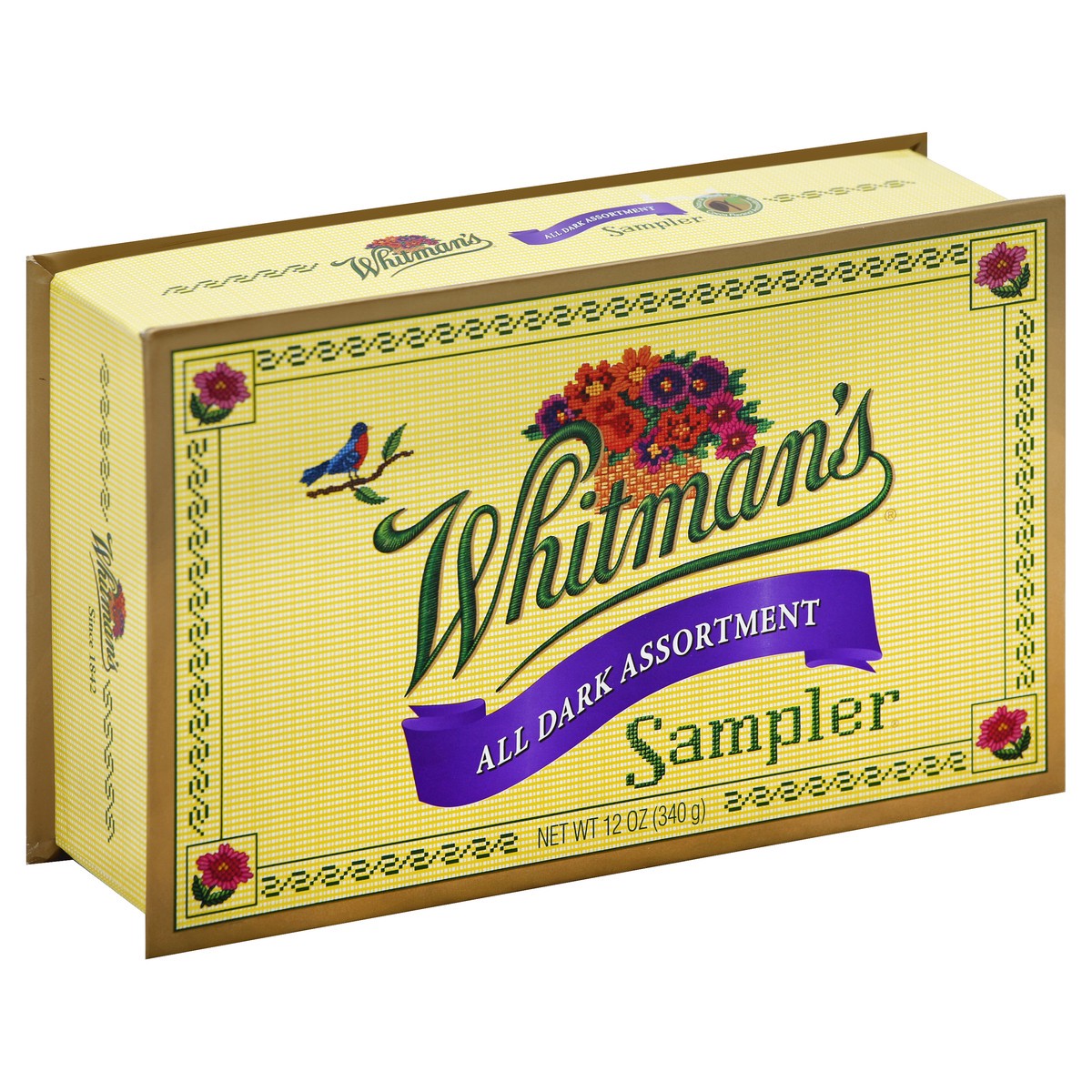 slide 2 of 7, Whitman's Chocolates Sampler All Dark Assorment - 12 Oz, 12 oz