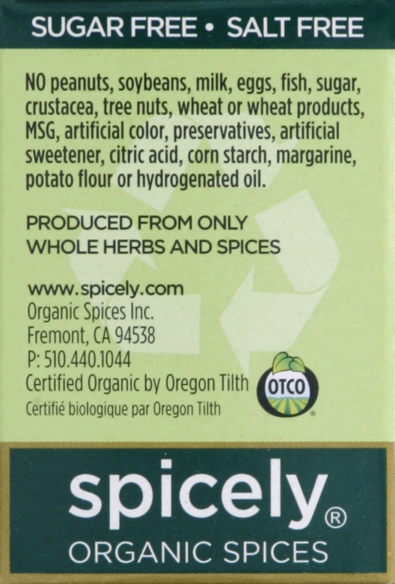 slide 2 of 4, Spicely Organic Spices Taco Seasoning, 0.45 oz