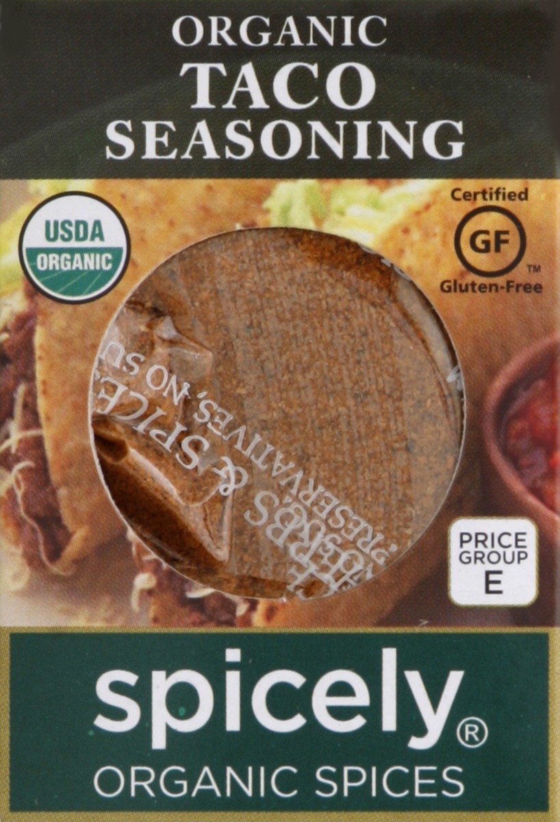 slide 4 of 4, Spicely Organic Spices Taco Seasoning, 0.45 oz