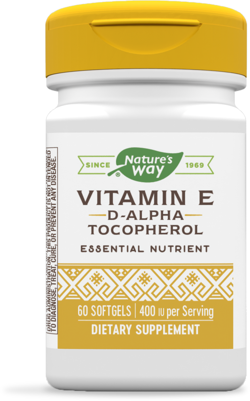 slide 1 of 1, Nature's Way Vitamin E 268 mg per serving 60 Softgels, 60 ct