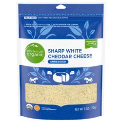 Simple Truth Organic Sharp White Cheddar Shredded Cheese