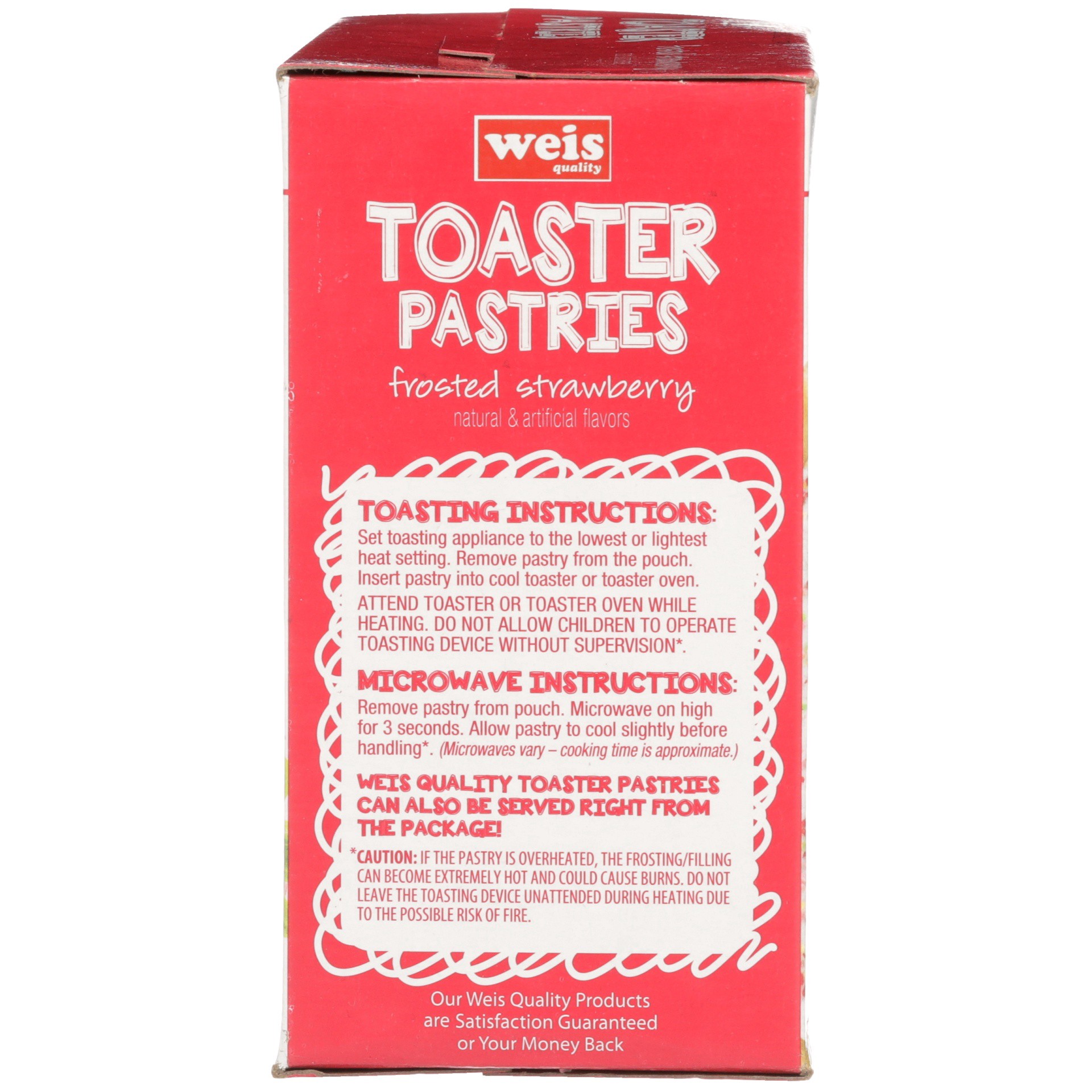 slide 3 of 6, Weis Quality Frosted Strawberry Toaster Pastries, 22 oz