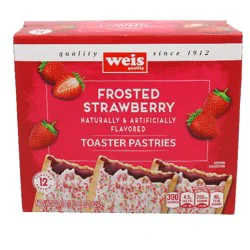 Weis Quality Frosted Strawberry Toaster Pastries