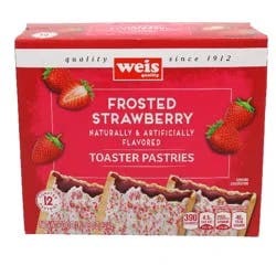 Weis Quality Frosted Strawberry Toaster Pastries