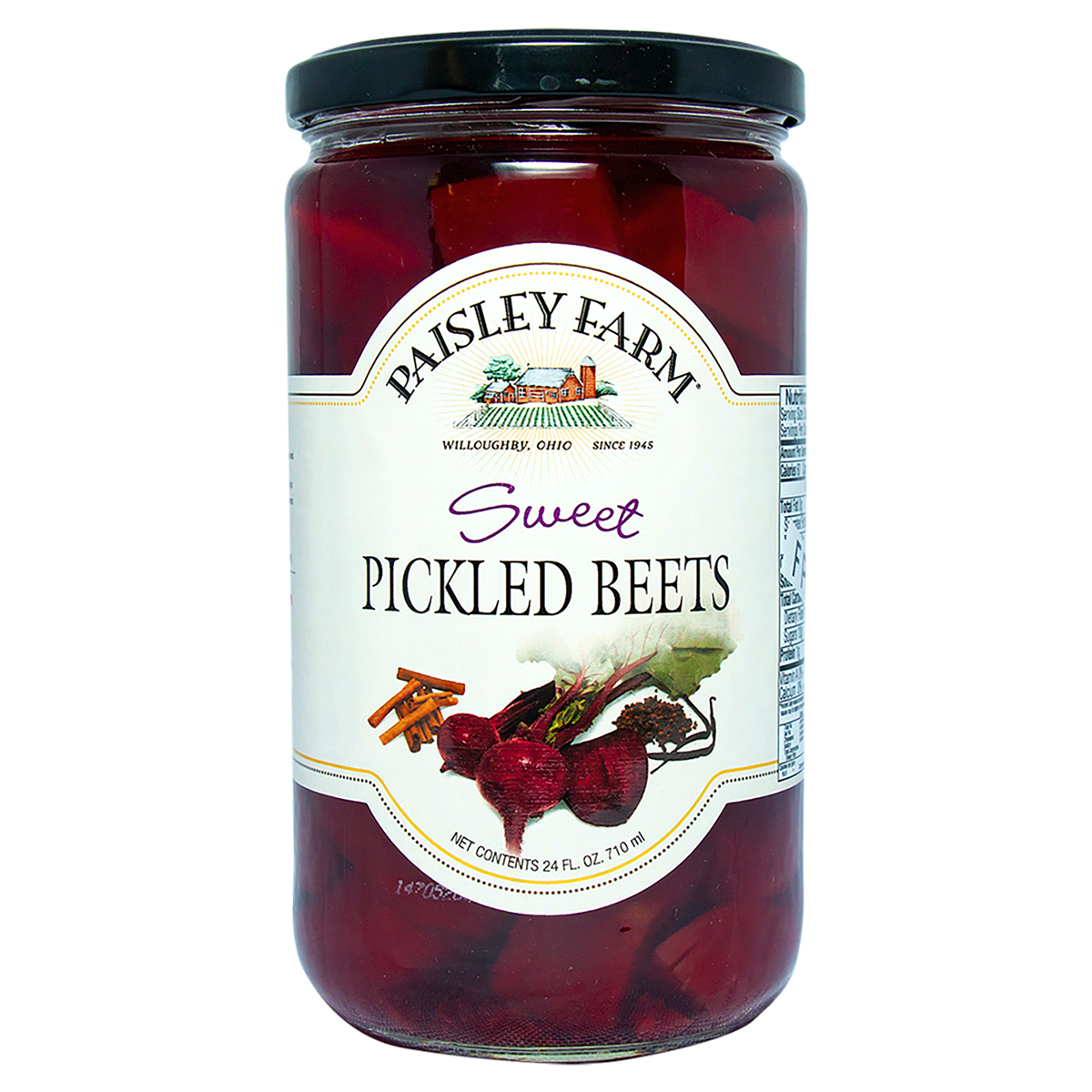 slide 1 of 9, Paisley Farm Sweet Pickled Beets, 24 oz