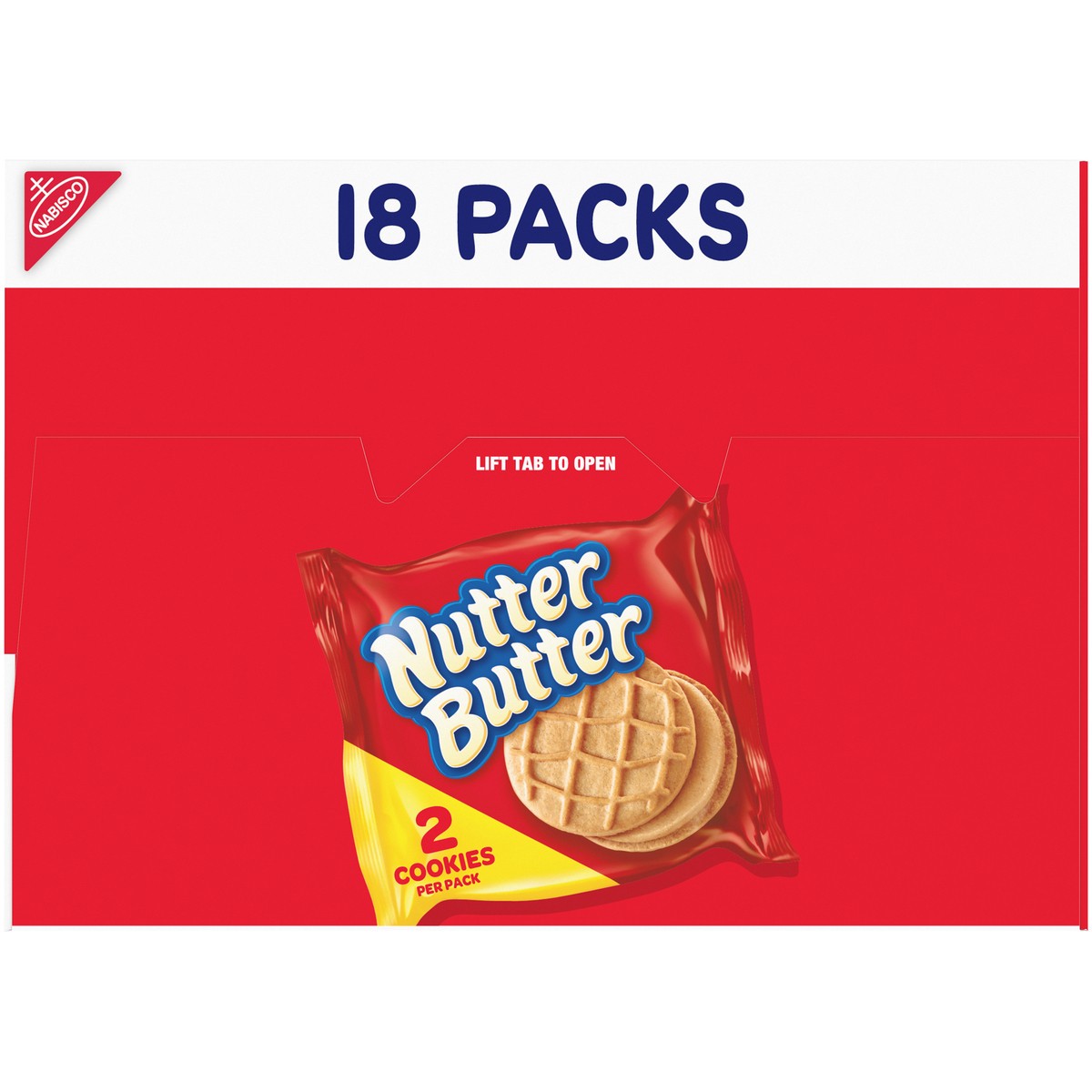 slide 9 of 9, Nutter Butter Peanut Butter Sandwich Cookies - Multipack, 18 ct; 0.875 oz