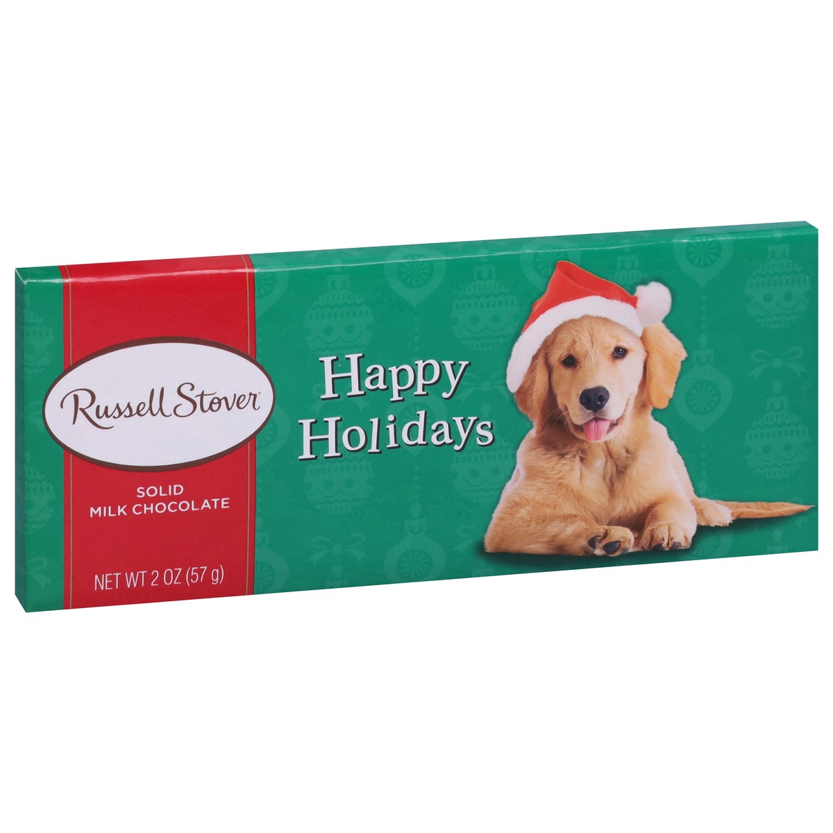 slide 4 of 9, RUSSELL STOVER Christmas Pals Solid Milk Chocolate Bar, 2 oz., 2 oz