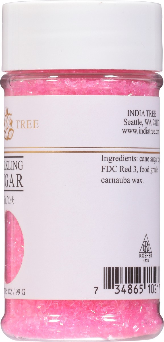 slide 9 of 9, India Tree Hot Pink Sparkling Sugar 3.5 oz, 3.5 oz