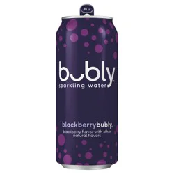 bubly Flavored Water, Blackberry