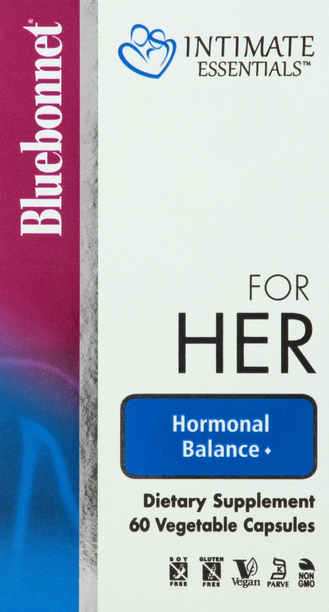 slide 1 of 9, Bluebonnet Nutrition Intimate Essentials Capsules for Her Hormonal Balance 60 ea, 60 ct