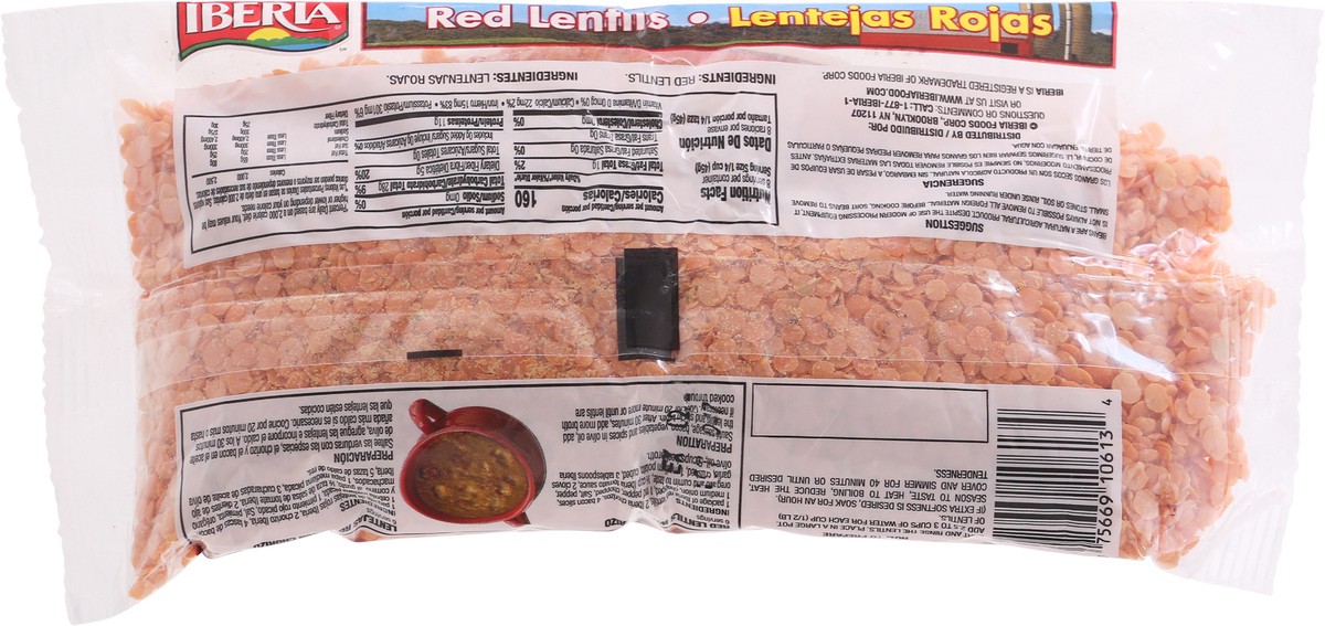 slide 5 of 9, Iberia Red Lentils, 12 oz