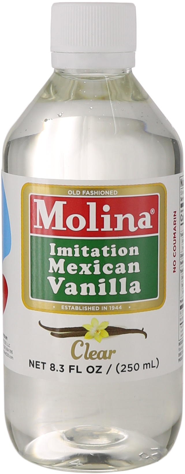 slide 1 of 1, Molina Clear Vanilla, 8.3 oz