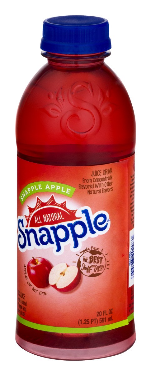 slide 5 of 9, Snapple Apple - 20 fl oz, 20 fl oz