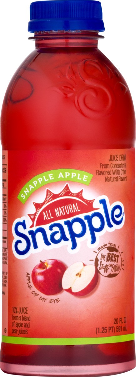 slide 6 of 9, Snapple Apple - 20 fl oz, 20 fl oz