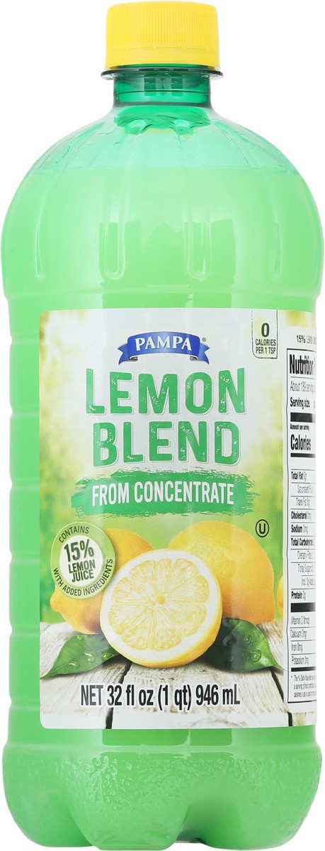 slide 10 of 14, Pampa Lemon Blend from Concentrate 32 fl oz, 32 fl oz