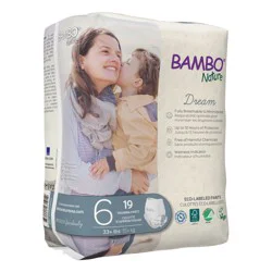 Bamboo Nature Size 6 Training Pants - 19 ea