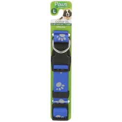 Paws Happy Life Dog Collar Adjustable & Reflective 1 in 15-26 in