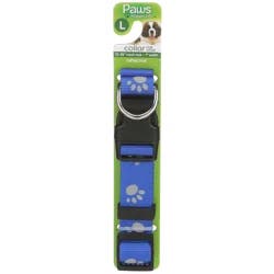 Paws Happy Life Dog Collar Adjustable & Reflective 1in 15-26in