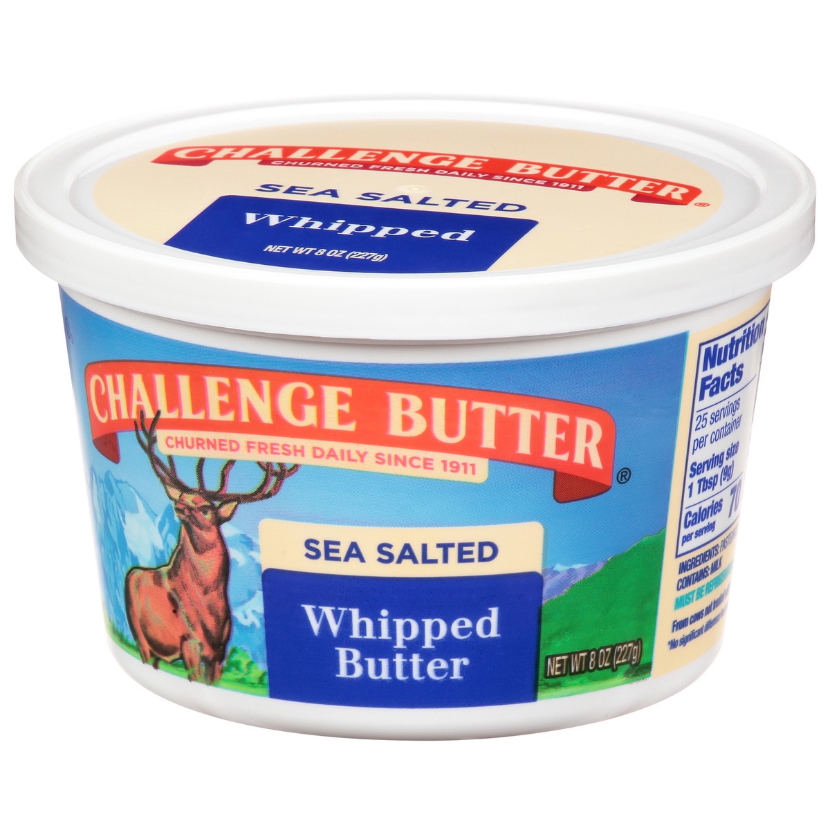 slide 7 of 9, Challenge Dairy Sea Salted Whipped Butter 8 oz, 8 oz