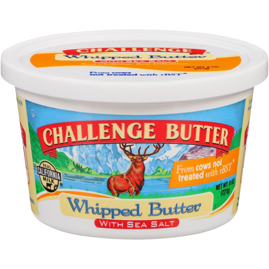 slide 1 of 9, Challenge Dairy Sea Salted Whipped Butter 8 oz, 8 oz