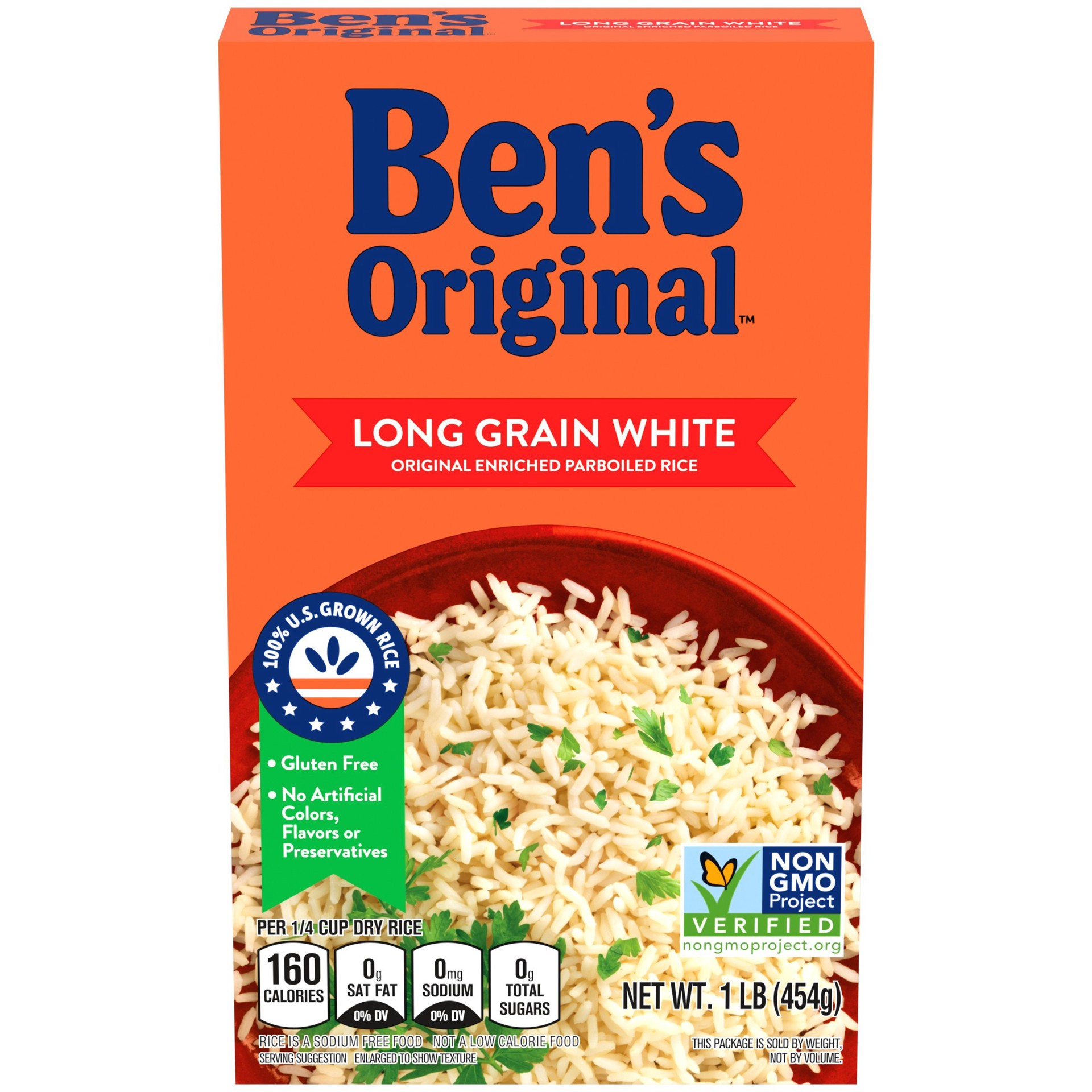 slide 1 of 13, Ben's Original Parboiled Rice, Long Grain White, 1 lb