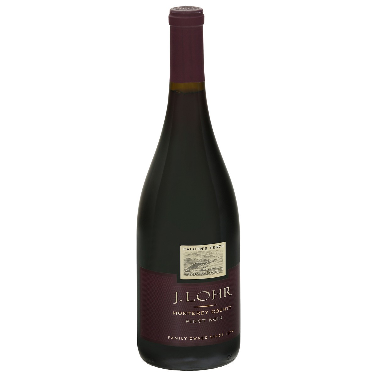 slide 2 of 9, J. Lohr Estates Falcon's Perch Pinot Noir, 750 ml