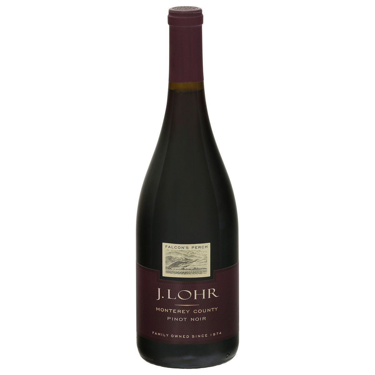 slide 1 of 9, J. Lohr Estates Falcon's Perch Pinot Noir, 750 ml